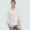 Camisa Sin Arrugas Blanca Hombre (Flores) - Image 4