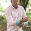 Camisa Algodón Cuadros Rosada Hombre (Jaguar) - Image 4