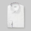 Camisa Sin Arrugas Blanca Hombre (Flores)