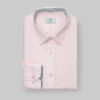 Camisa Algodón Cuadros Rosada Hombre (Jaguar)