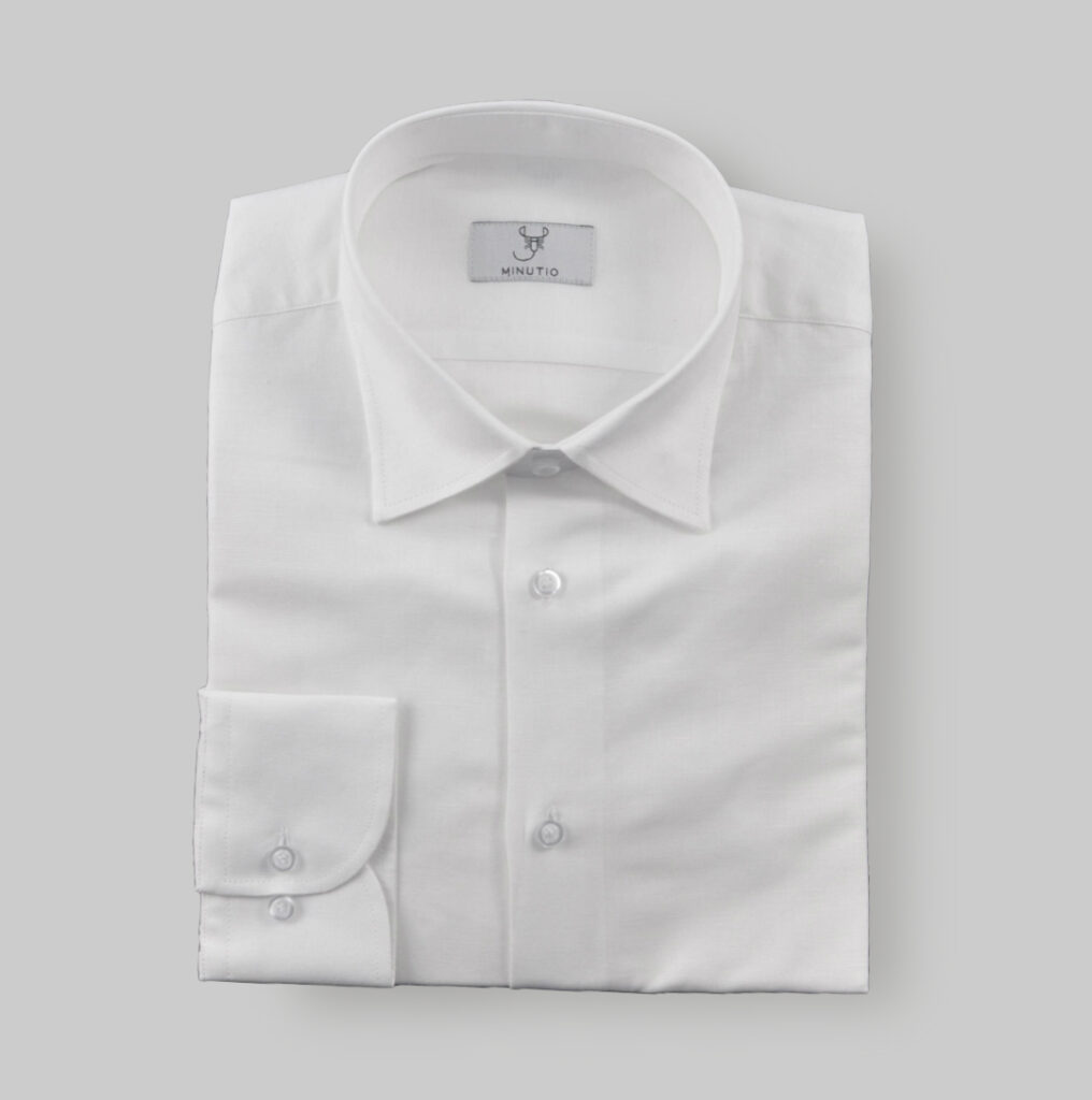 Camisa Lino Blanca Hombre